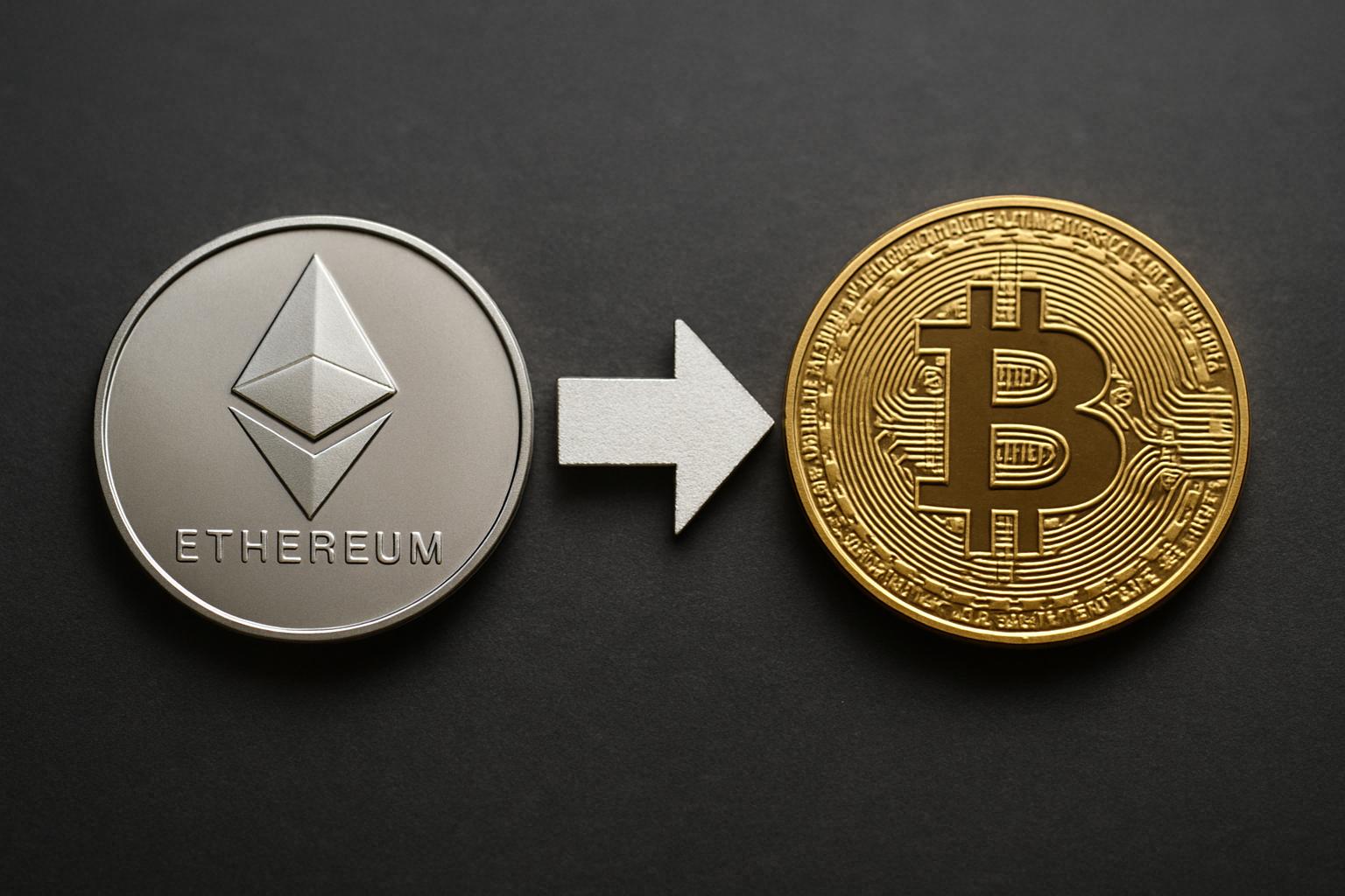 Czy Ethereum może wyprzedzić Bitcoina?. Scenariusze przyszłości: co musiałoby się zdarzyć, aby doszło do przetasowań? Czy Ethereum może wyprzedzić Bitcoina?. Scenariusze przyszłości: co musiałoby się zdarzyć, aby doszło do przetasowań?
