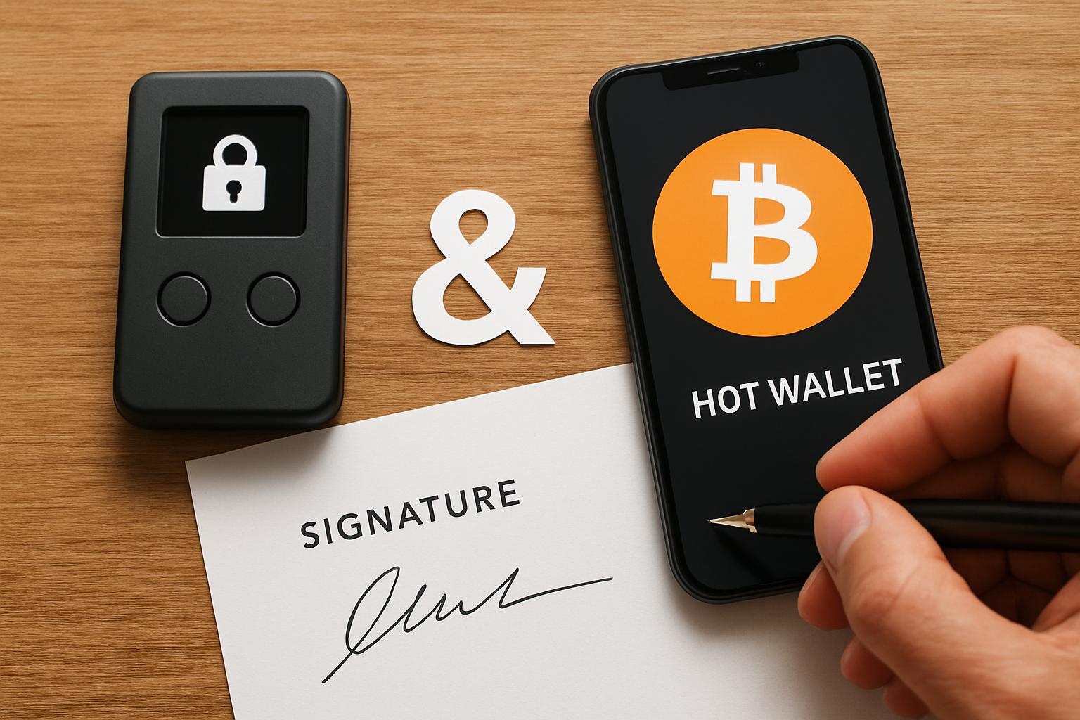 Cold wallet a hot wallet – różnice i zastosowanie. Bezpieczny nawyk na koniec: traktuj podpis jak decyzję, nie formalność